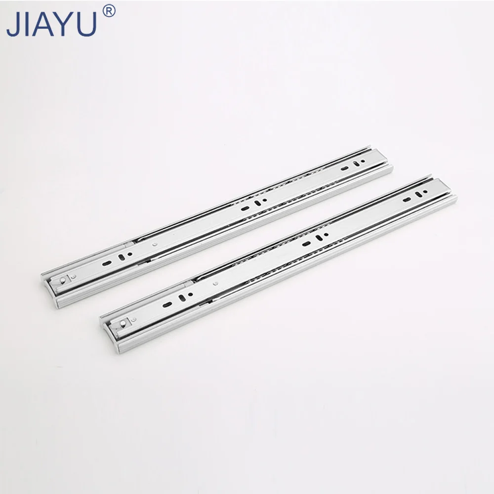 45mm Zinc Plated Dotted 3 Fold Soft Closing Ball Bearing Desk