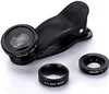 2018 New cheap 3 in 1 0.63x wide angle 198 degree fisheye lens 15x macro lens set for mobile phone