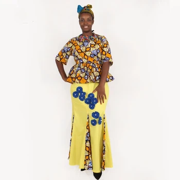 kitenge skirt suit