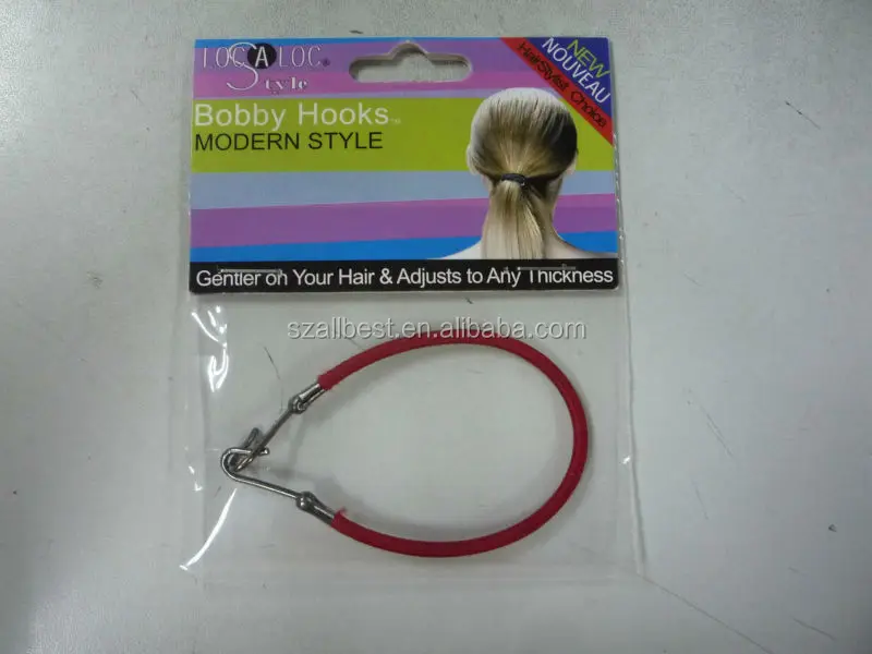 3mm Custom Color Hair Bungee Band With Hook Elastic Hair Band Buy