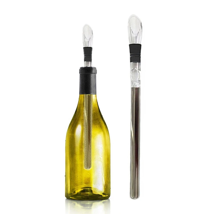 Wine Chiller Ice Red Wine Bottle Stainless Steel Cooler Chiller Stick 2