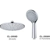 new abs bathroom shower three functions thermostatic rain shower