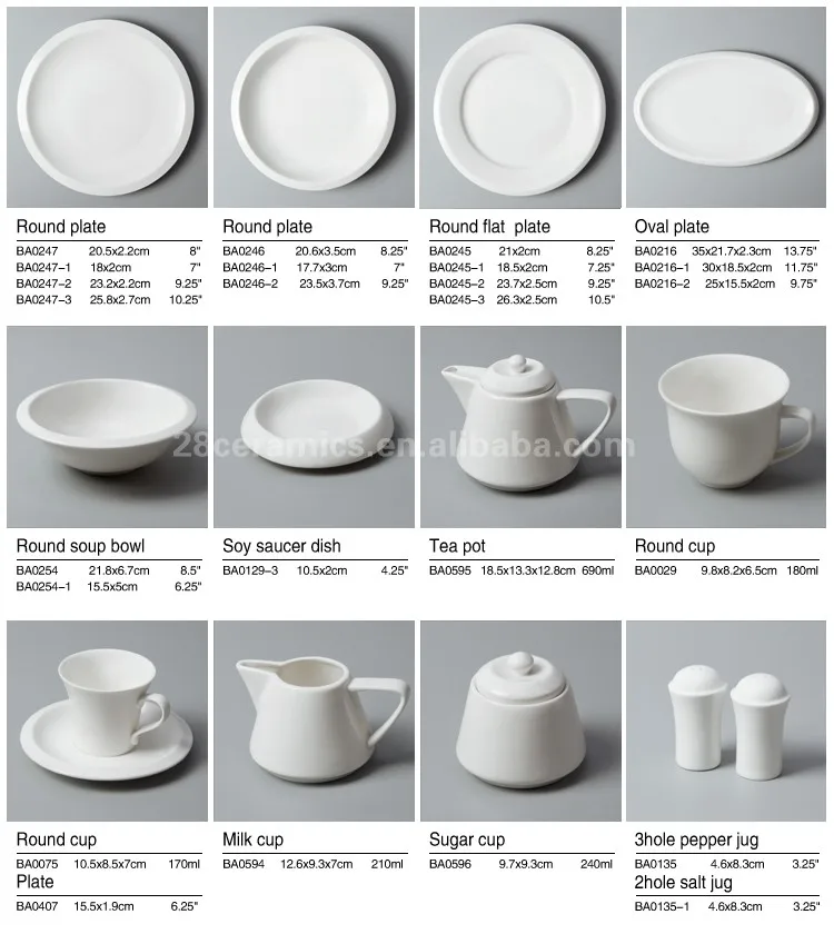 product-Two Eight-simple design tableware crockery restaurant tableware hotel dinning table set-img-1