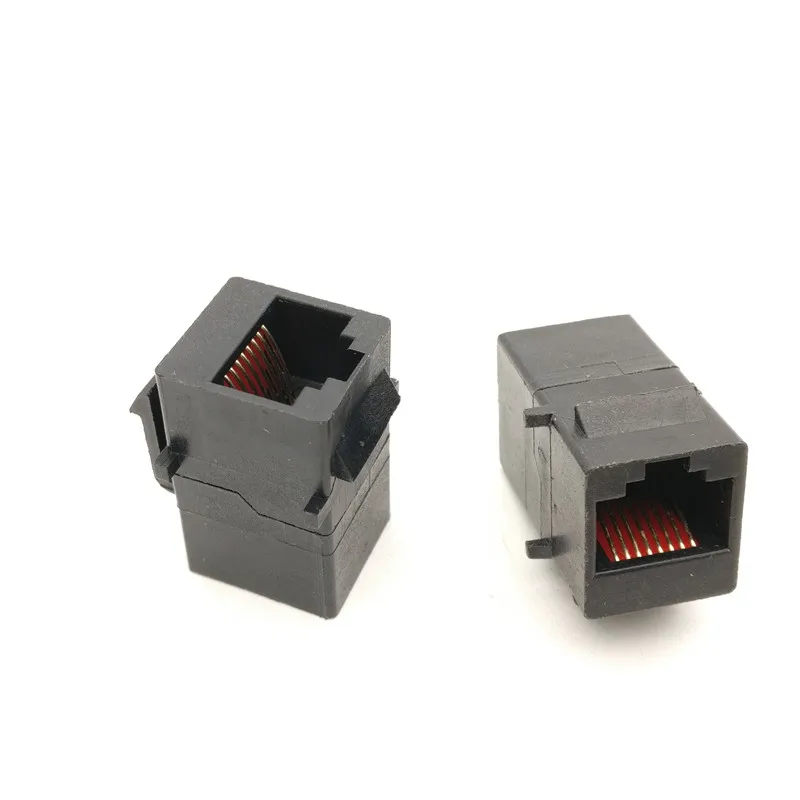 20 Pcs RJ45 CAT5 Network Cable Connector Adapter Extender Plug Coupler Joiner