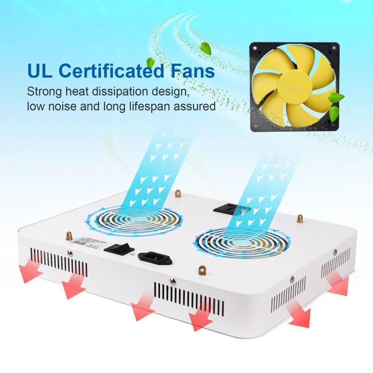 High Power 600 Watt Natural Led Plant Lighting Full Spectrum Hydroponic