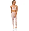 Women Clothing Two Piece Yoga Set Female Fitness Tracksuit Bra+Leggings Sport Pants Women Suits Sexy Tops Slim Yoga Sportswear