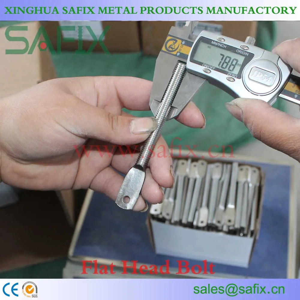
Flat Head Bolt for Stone Cladding System 