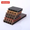 Black plastic composite deck board swimming pool composite decking wpc floor decking