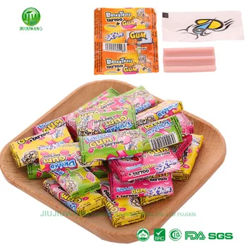 5g(4cm)tutti-frutti Flavor Bubble Gum With Tattoo:200pcs-per Box - Buy ...