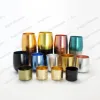 Egg shape Aluminum colored Jar for candle with customs logo