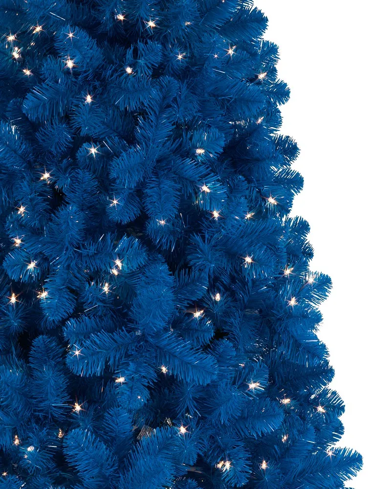7.5" Blue Artificial Christmas Tree With Light Rs20145621