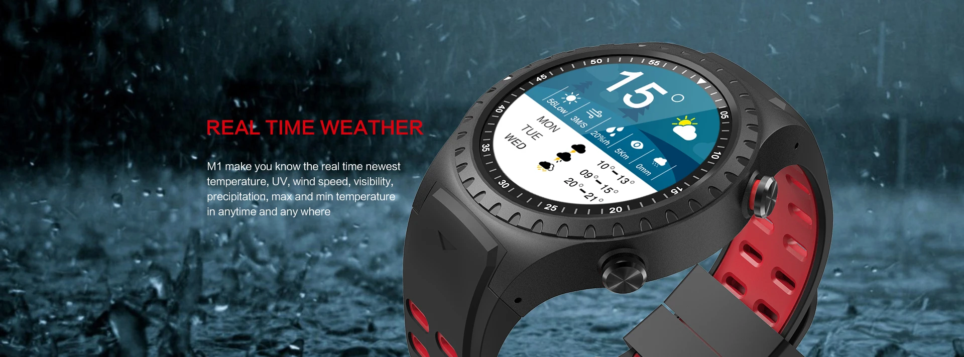 sma m1 ip67 waterproof gps smart watch