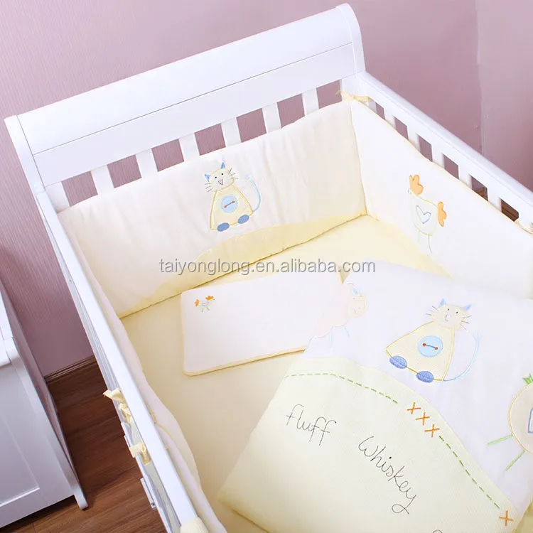Modern New Zealand Solid Woodbaby Furniture Baby Cot With Drawers
