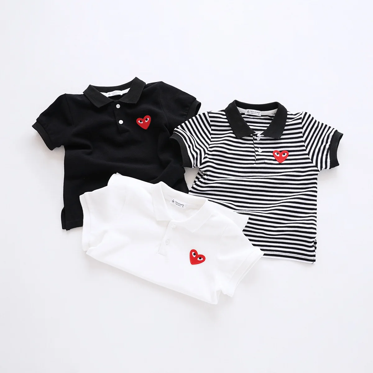 Christmas Polo Shirt Baby Boy T-Shirt Short Sleeve Kids Tops Casual Blouse for Age 1-6 Years Old