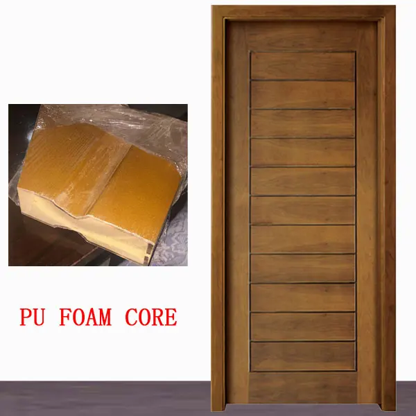 Thermal Saving Sandwich Pu Foam Core Interior Wood Doors Buy Pu Foam