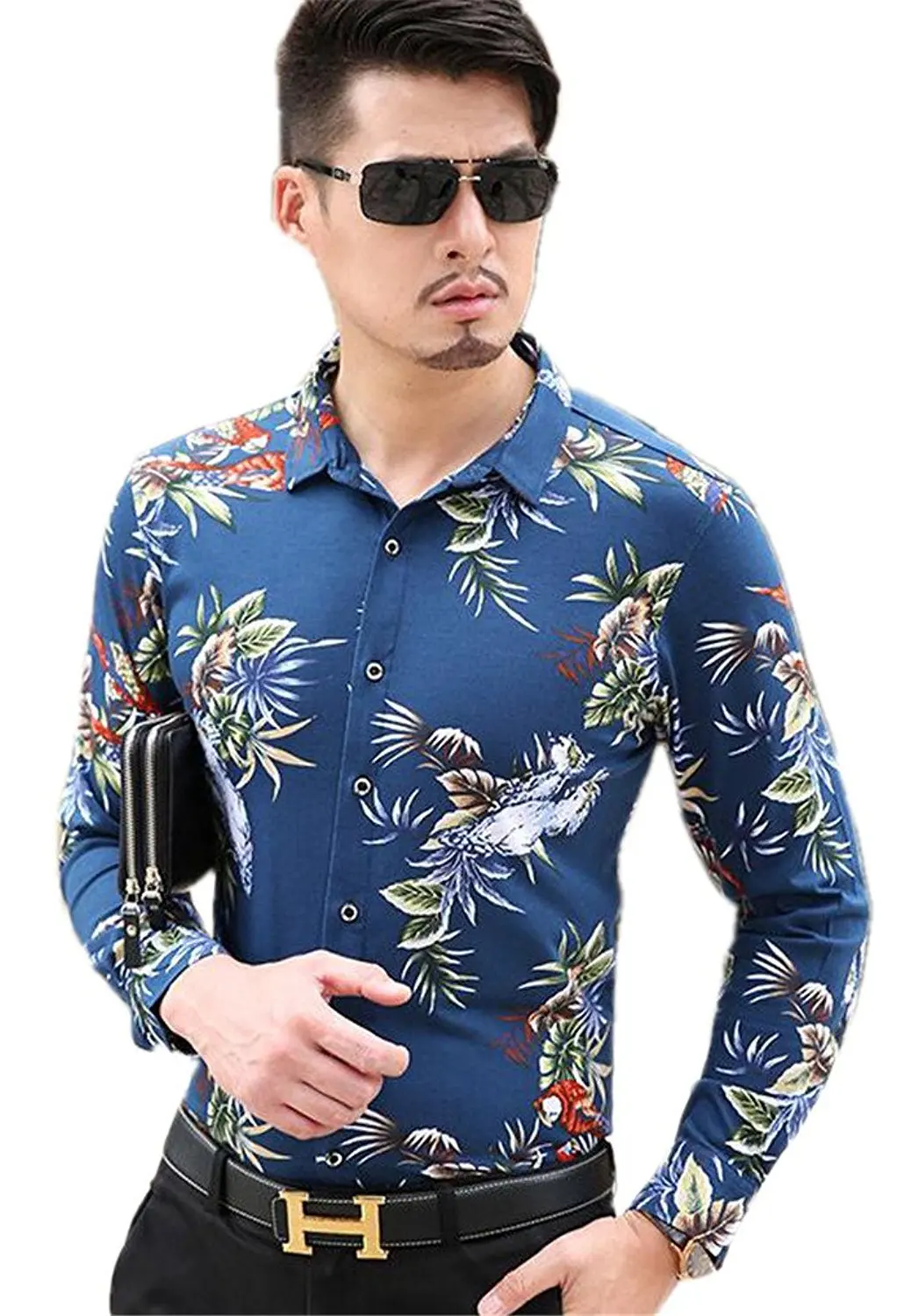 floral print mens t shirt