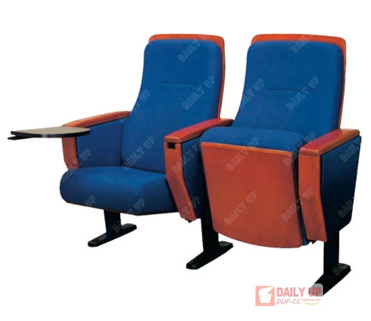 High Quality Grand Hall Seating for Sale School Chairs with Arm Desk Gang Chair Public Seating Bench
