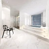 600*1200mm marble appearance ceramic floor tile full polished glazed large white tile