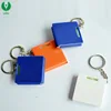 OEM Logo Useful Tool Plastic Spirit Level Tape Measure Keychain