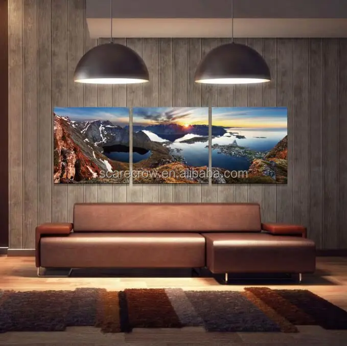 Woonkamer interieur muur decoratieve oosterse naakt schilderen ...
