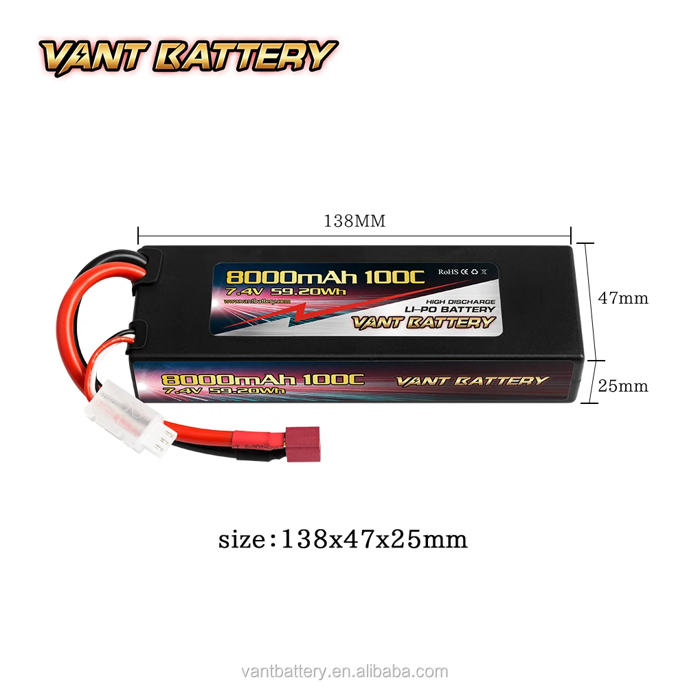 Rc Boat SIGP 2S Shorty Lipo Batterie 4300mAh 7,4 V 70C Pour Véhicule Radio Rc Tank