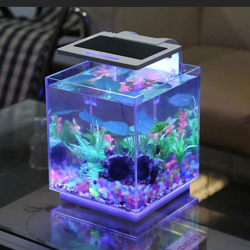 Forskel galning Auto Source Acrylic fish tank aquarium with LED aquarium light with  high-brightness bead for aquarium tank fish on m.alibaba.com