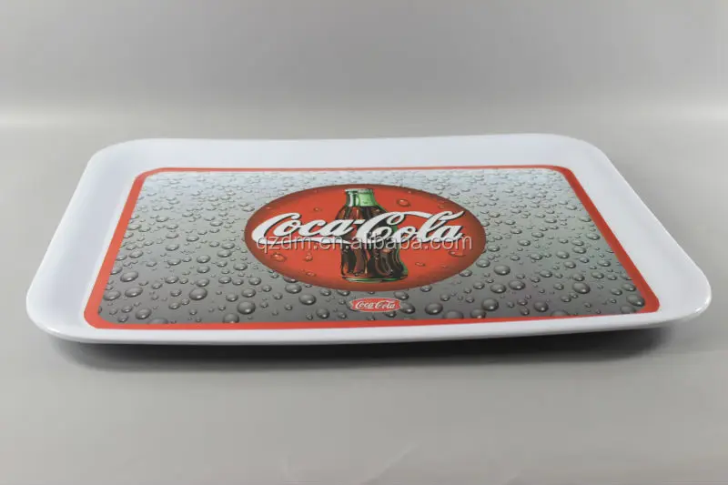 Plastic Dinner Tray Melamine rectangle food tray