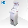 Custom Design Cosmetics Display Stand , Corrugated Paper Display for Mac Make up, Carton Floor Stand