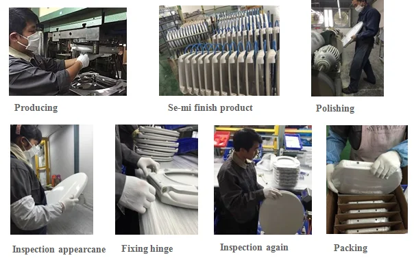 Univeral Europe one button and quick release Duroplast toilet seat