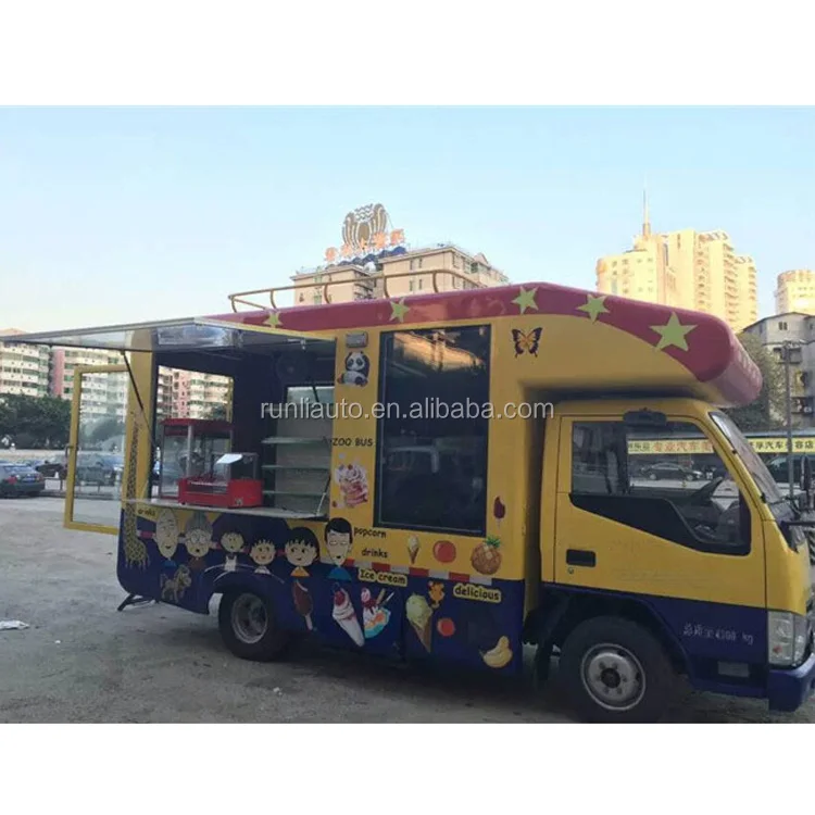 Factory Direct Sale Selling Food Truck Mobile Food Van Truck For Sale