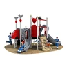 Kids outdoor playground equipment small playground plastic slide
