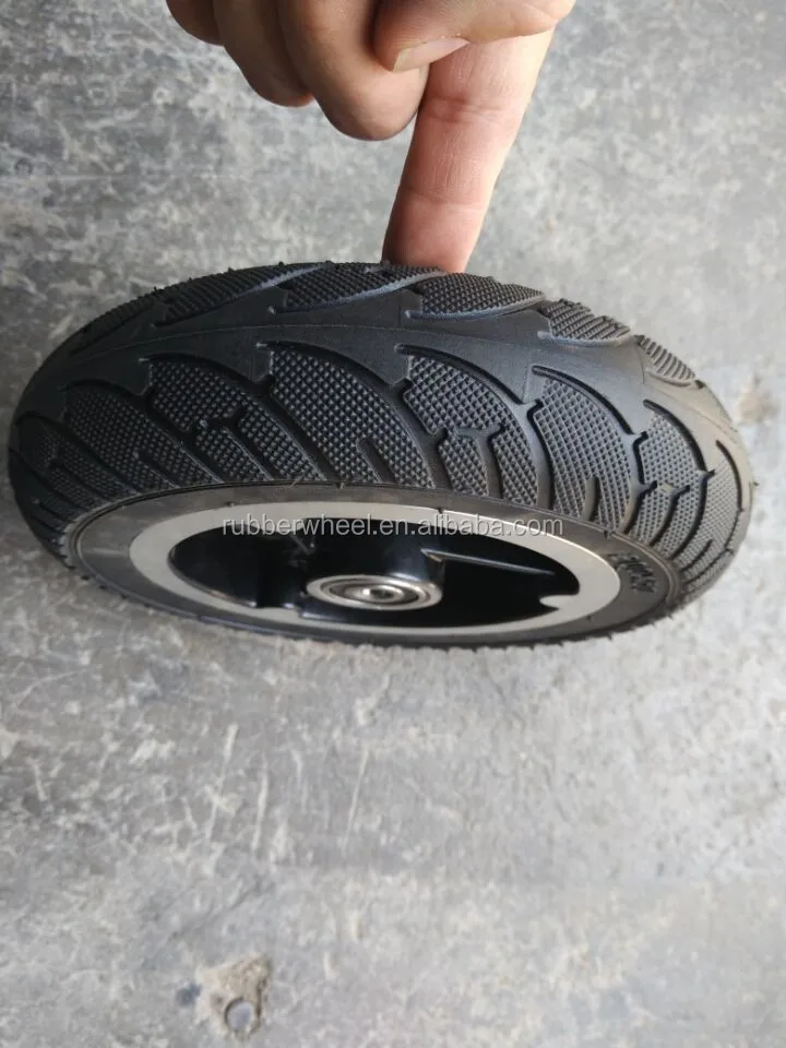 Kick Scooter 200mm Semipneumatic Rubber Wheels 200x50 Buy Semi