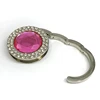High quality customization Wholesale cheap custom metal gold gem ladies bag table bag hook