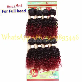 Blonde Brazilian Kinky Curly Hair Human Weave Ombre Kinky Curly