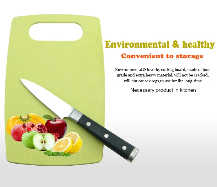 Mini Healthy Safe and Environmental Wheat Straw Cutting Board