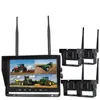 100% OEM ODM Factory 2.4GHz Digital Wireless Front Side Rear View 9 Inch Quad Screen Forklift CCTV Camera System with Monitor