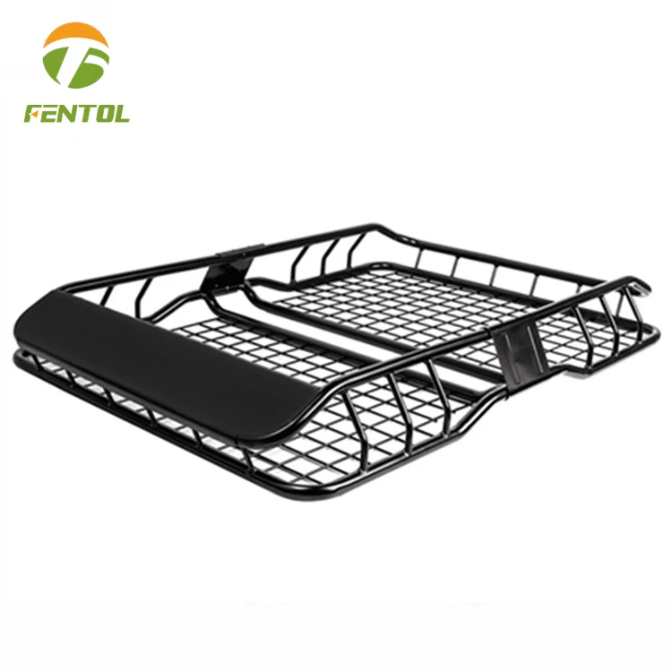 Steel Roof Rack Car/suv Top Cargo Luggage/bag Carrier Basket Buy Rack