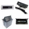 desktop mounted socket motorized/pop up/flip up/flush mount design