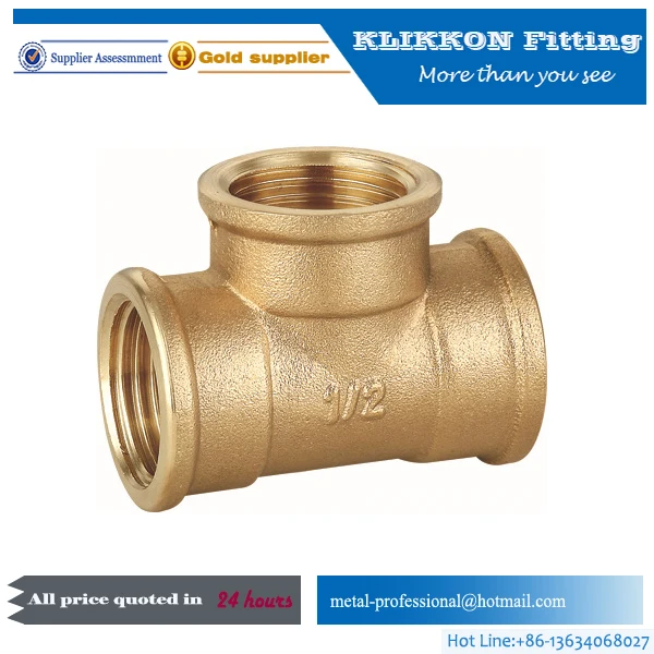 10 Years Manufacture Experience 1/4 Inch Degree Copper Brass swivel nipple pipe fitting