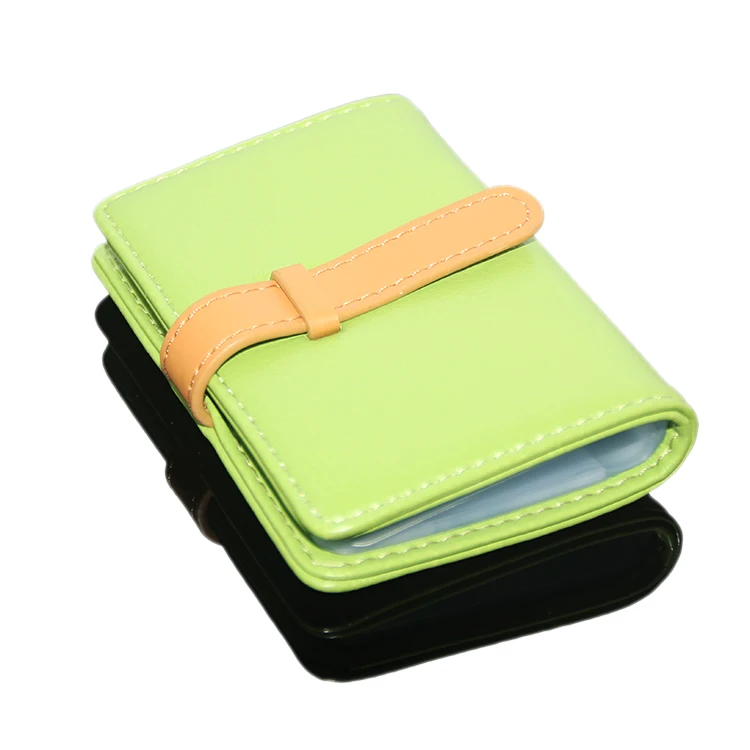 26pcs Capacity Bank Cards Case Organizer Pocket Wallet Credit Cards Bag