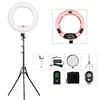 Whole set FE-480II 96W photography lighting studio LED Ring lamp Light Make up selfie ring light set with tripod &light bag