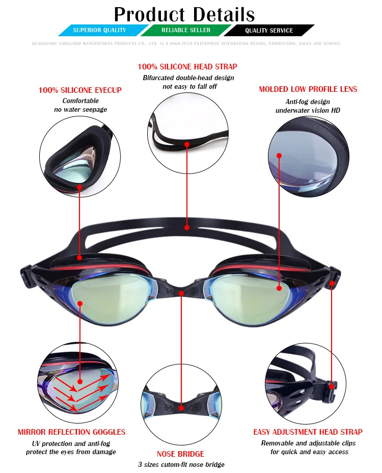 Advance Mirrored Optical Swim Goggles Anti Fog Swimming Goggles Buy