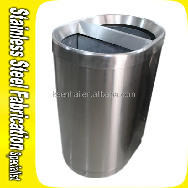 big steel dustbin