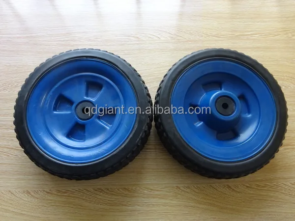 10"x3.5" Injection mould plastic wheel