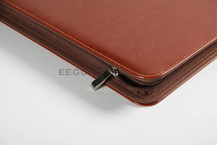 Stationery Promotional Faux Leather Pocket Embossing Presentation