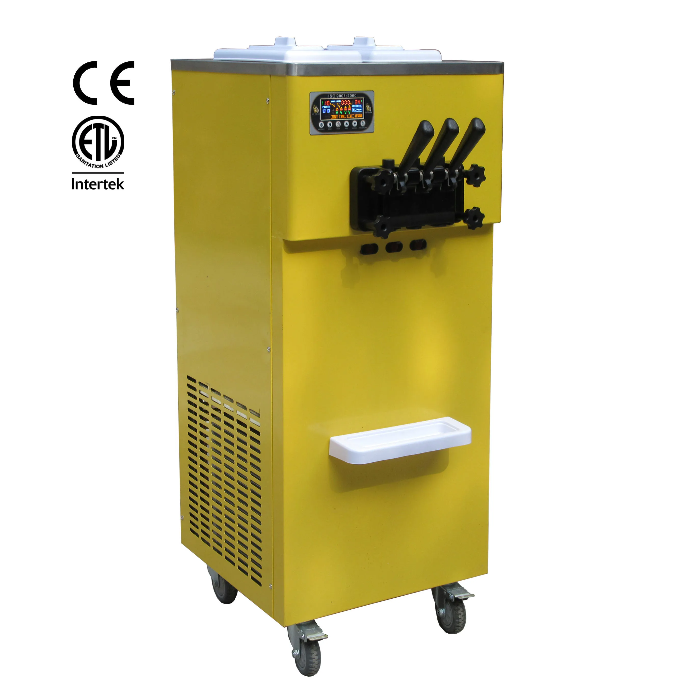 Commercial 2+1 Mixed Flavors Frozen Yogurt Soft Ice Cream Machine Buy