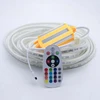 AC110V 220V SMD5050 60 Leds per Meter Flexible RGB Strip Light 20m with RGB controller