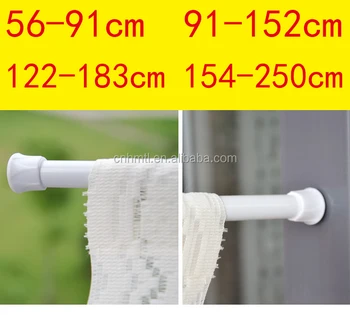 Shower Spring Tension Rod For Curtain Cafe Net Shower Spring Tension Rod For Curtain Cafe Net Telescopic Pole Flexible Rail