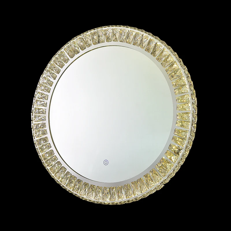 LED lighted bathroom mirror
