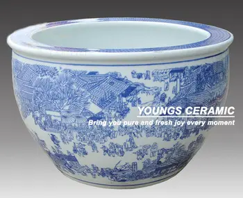 Whole Chinese Blue White Ceramic Planters Pots For Indoor And Whole Chinese Blue White Ceramic Planters Pots For Indoor And Outdoor